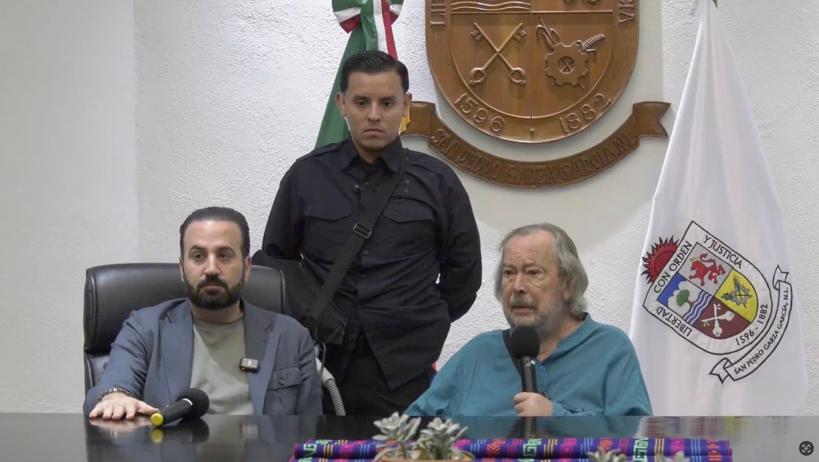 Mauricio Fernández, alcalde de San Pedro Garza García