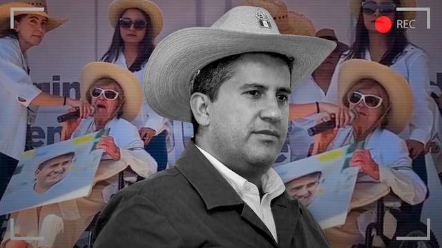 Abuela de Carlos Manzo encabezó marcha en Uruapan.