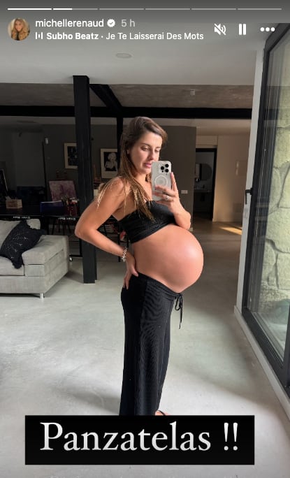 Michelle Renaud esta a punto de reventar y le recuerdan cuando dijo que solo era colitis