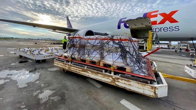 Llegada de ventiladores