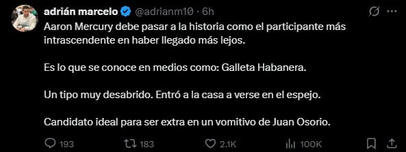 Adrián Marcelo habla de LCDLF 2025