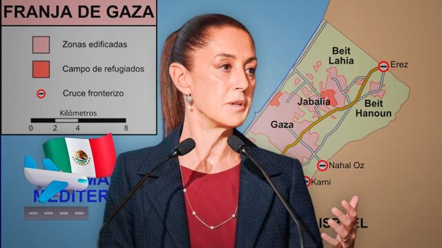 Claudia Sheinbaum exige la repatriación inmediata de mexicanos detenidos en Gaza
