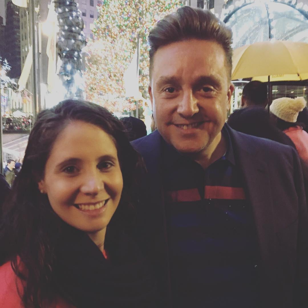 Daniel Bisogno con su exesposa Cristina Riva Palacio.