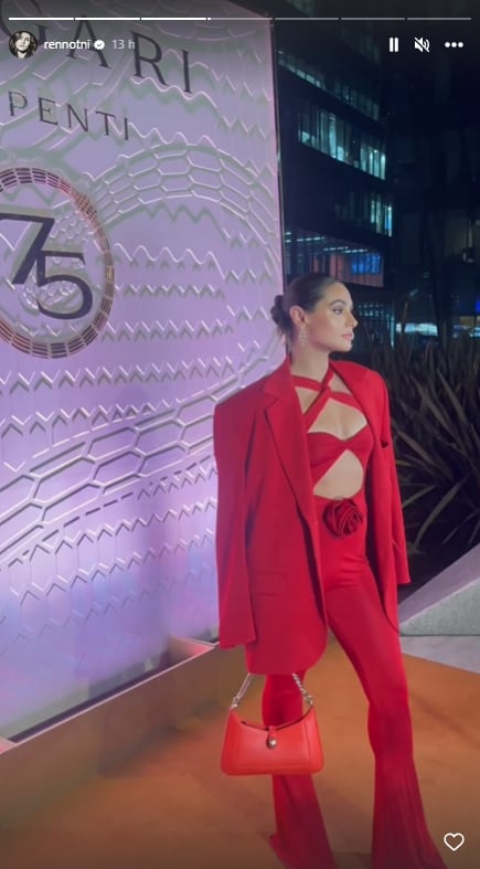 Fotografía de Renata Notni desmiente embarazo.