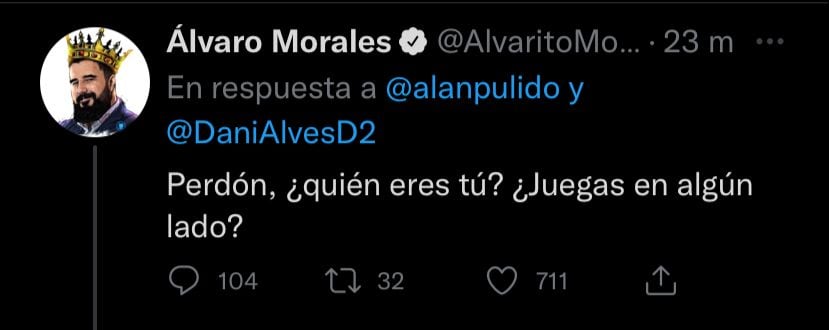 Álvaro Morales.