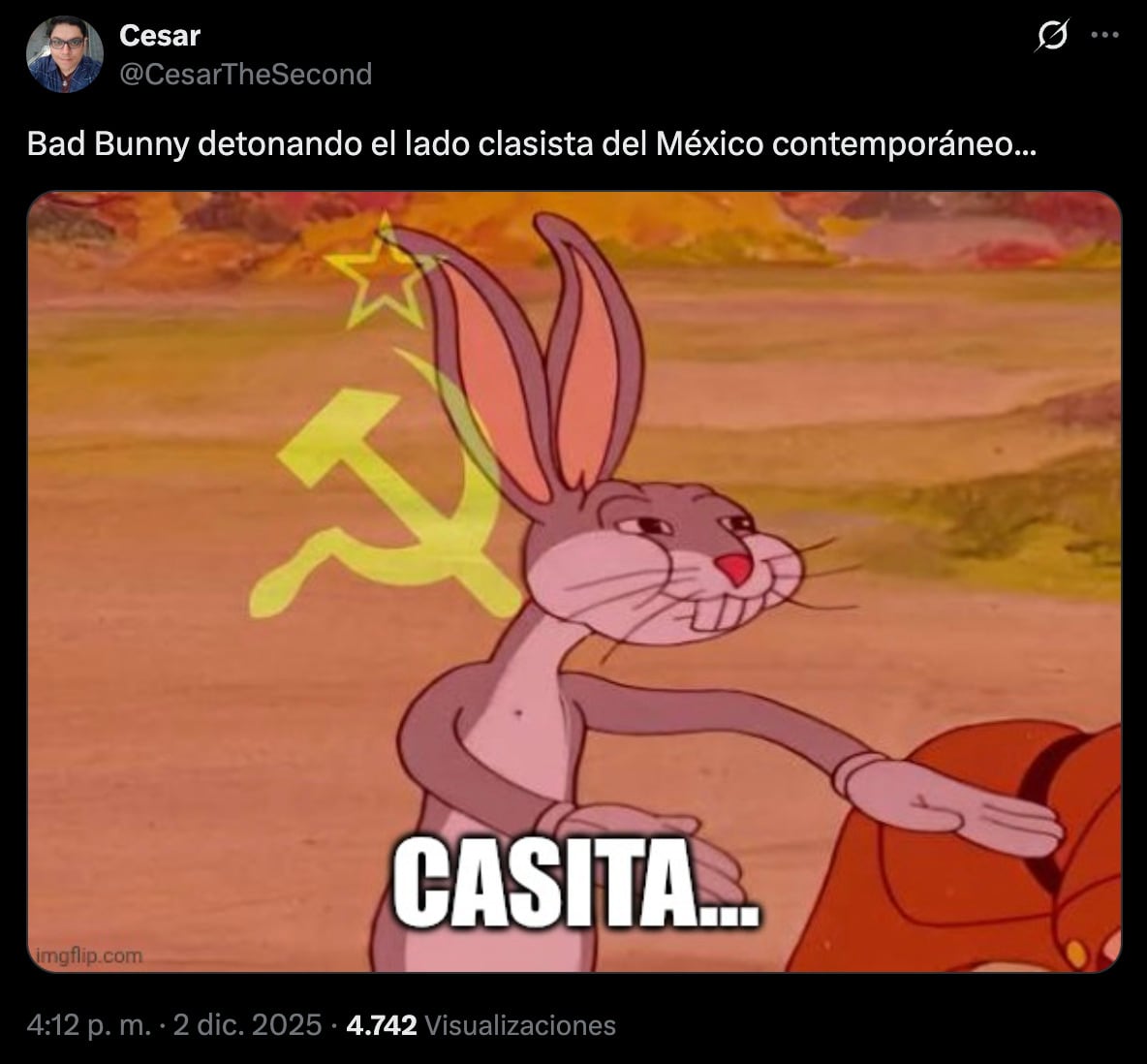 Memes por la nueva sección de Bad Bunny en su concierto en la CDMX
