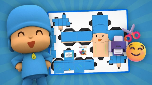 Pocoyó para recortar y armar: 5 plantillas que puedes imprimir