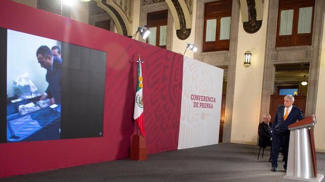 AMLO en Palacio Nacional
