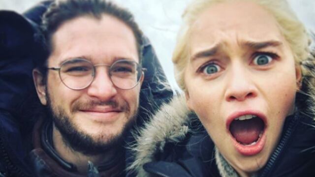 Kit Harington y Emilia Clarke