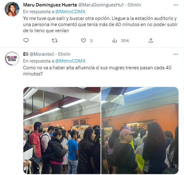 ¿Qué pasó en la Línea 7 del Metro CDMX? Reportan alta afluencia en varias estaciones