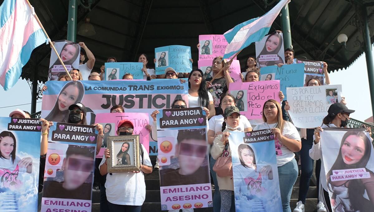 Protesta por feminicidio de Angy Villarreal