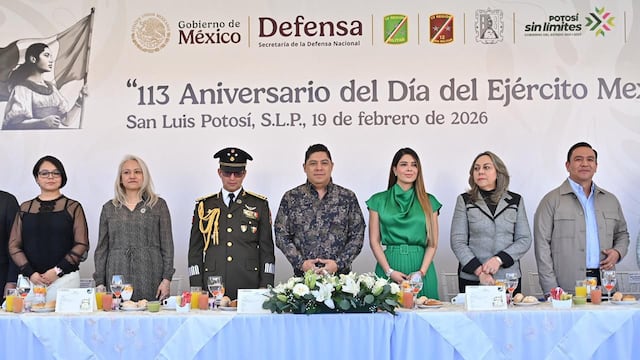 Ricardo Gallardo reconoció al Ejército Mexicano como aliado estratégico en seguridad.