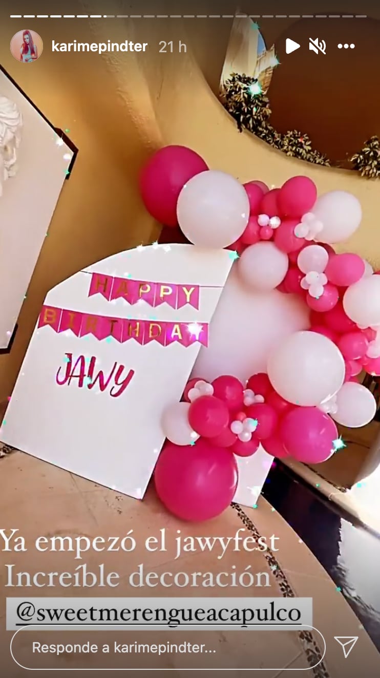 Jawy en fiesta de cumpleaños