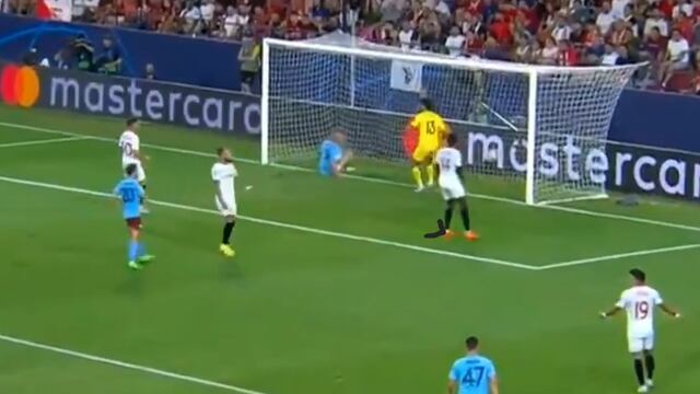 Gol de Haaland en la Champions League