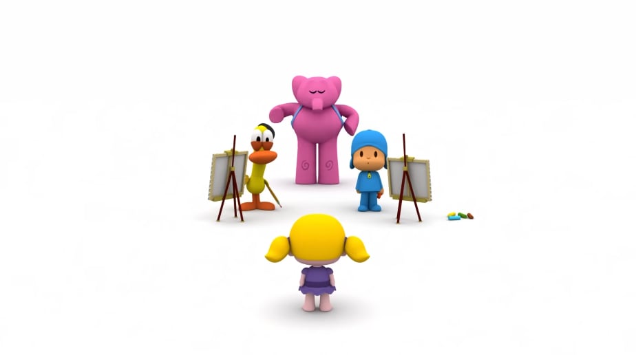 Pocoyó por el Día Mundial del Arte