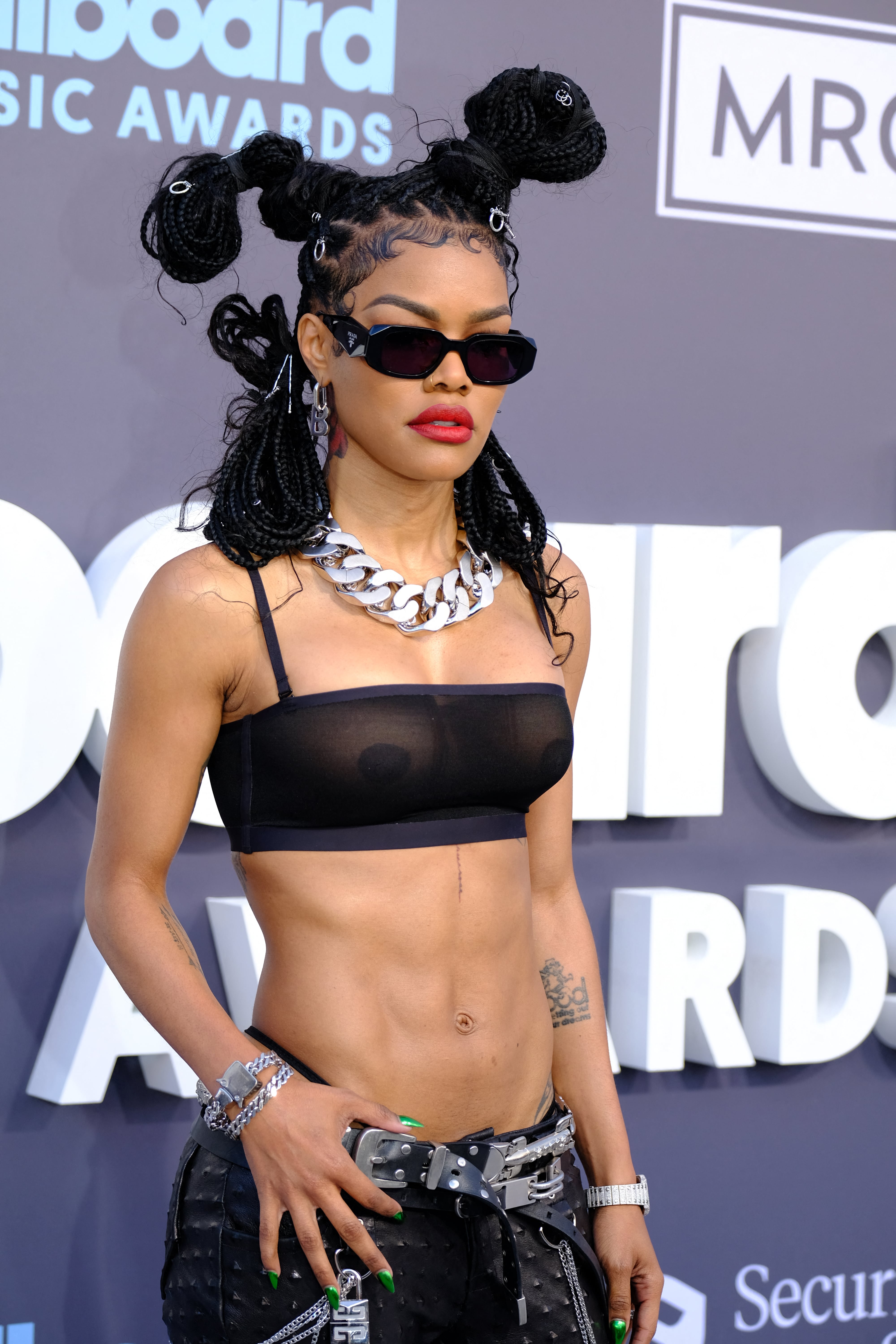 Teyana Taylor en los Billboard Music Awards 2022.