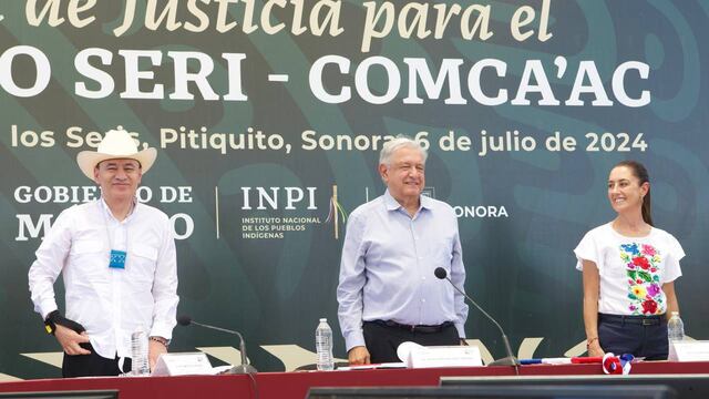 AMLO, Alfonso Durazo y Claudia Sheinbaum