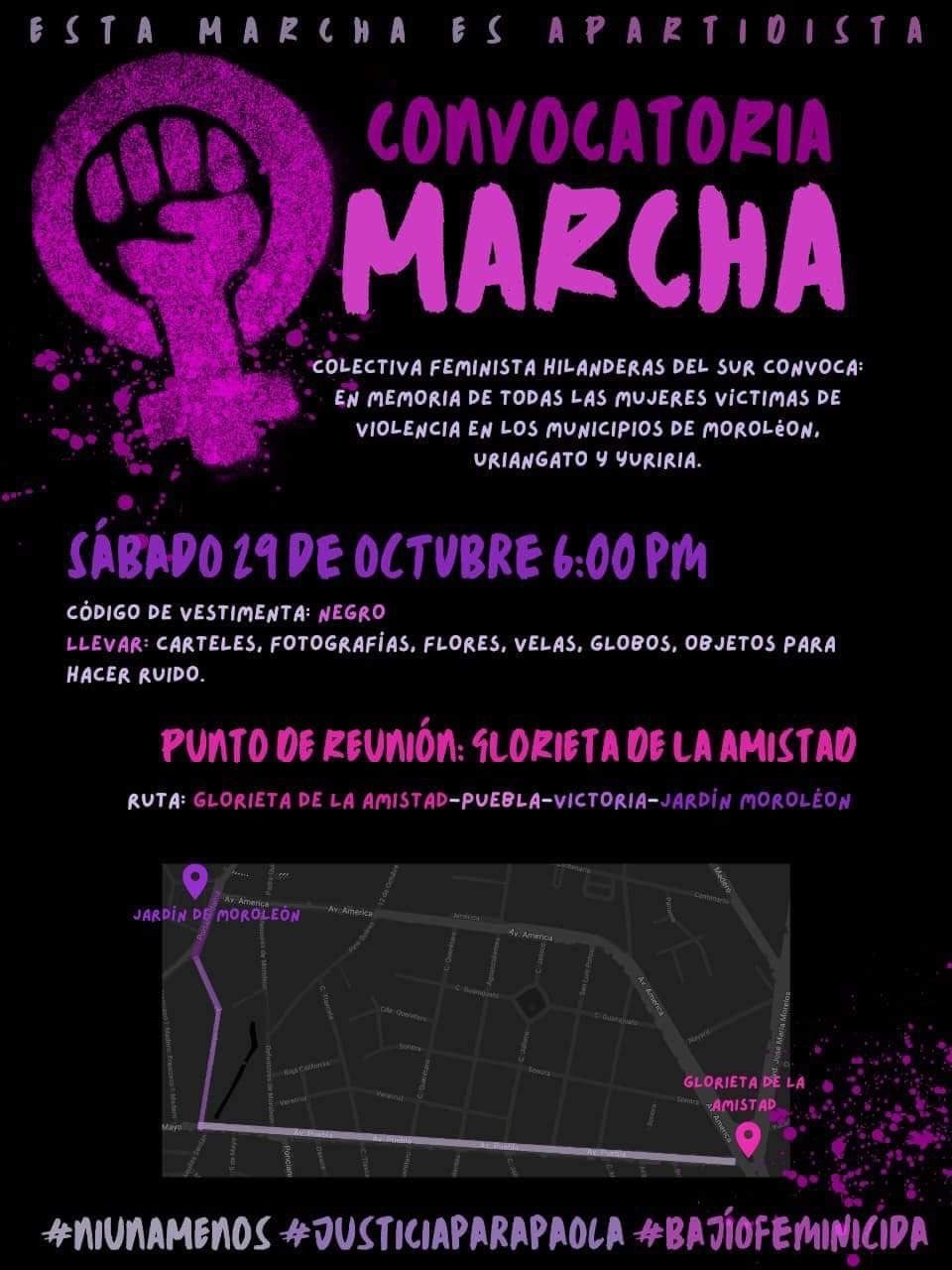 Marcha por feminicidio de Alma Paola Zavala Rodríguez