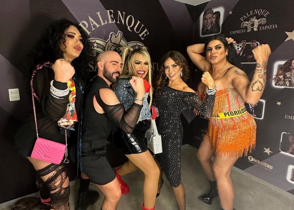 Las Perdidas en el concierto de Gloria Trevi