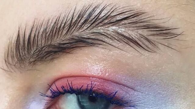 ¿Te atreverías a peinar así tus cejas?