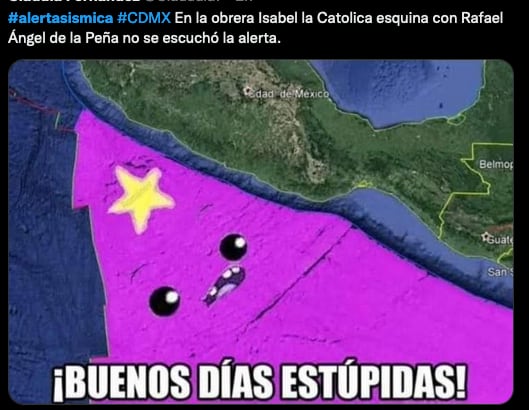 Meme del sismo en Michoacán.