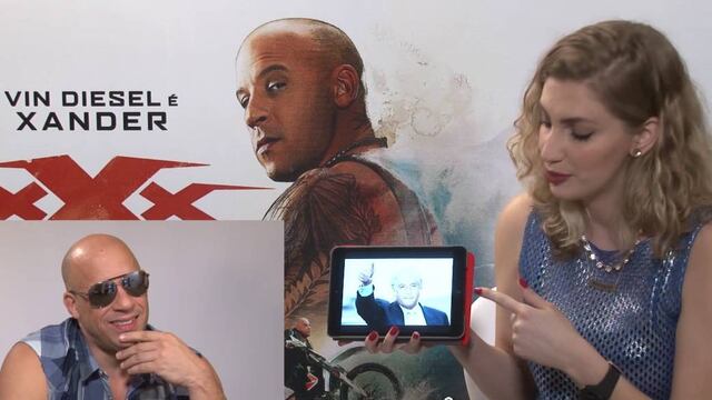 Vin Diesel y la youtuber Carol Moreira