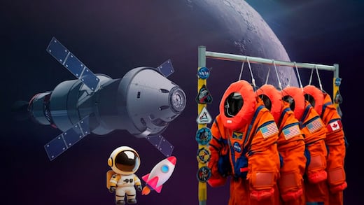 Artemis II: Astronautas hacen prueba de trajes espaciales en día 5 de viaje