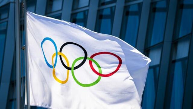 Bandera de los Juegos Olímpicos.