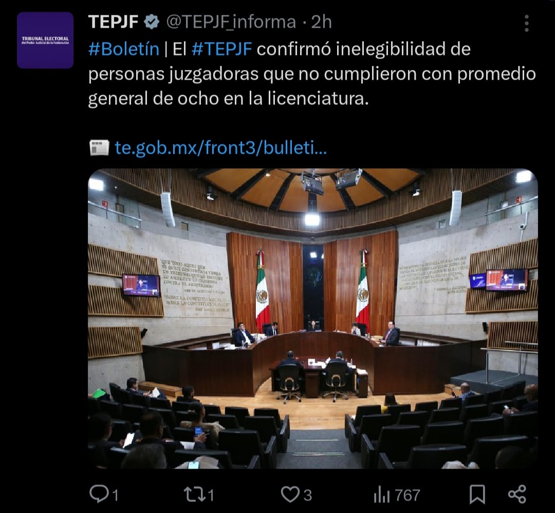 Elecciones del poder judicial 2025 TEPJF