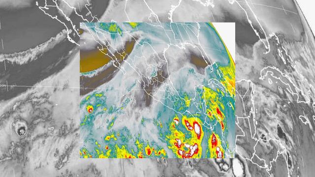 El meteoro se desplaza hacia el oeste a una velocidad de cuatro kilómetros por hora, con vientos sostenidos de 55 kilómetros por hora y rachas de 75 kilómetros por hora.
