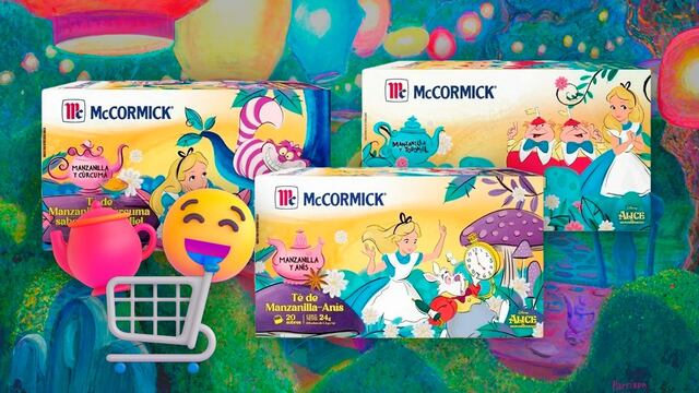 Los sabores de tés de Alicia en el País de las Maravillas de McCormick y Disney