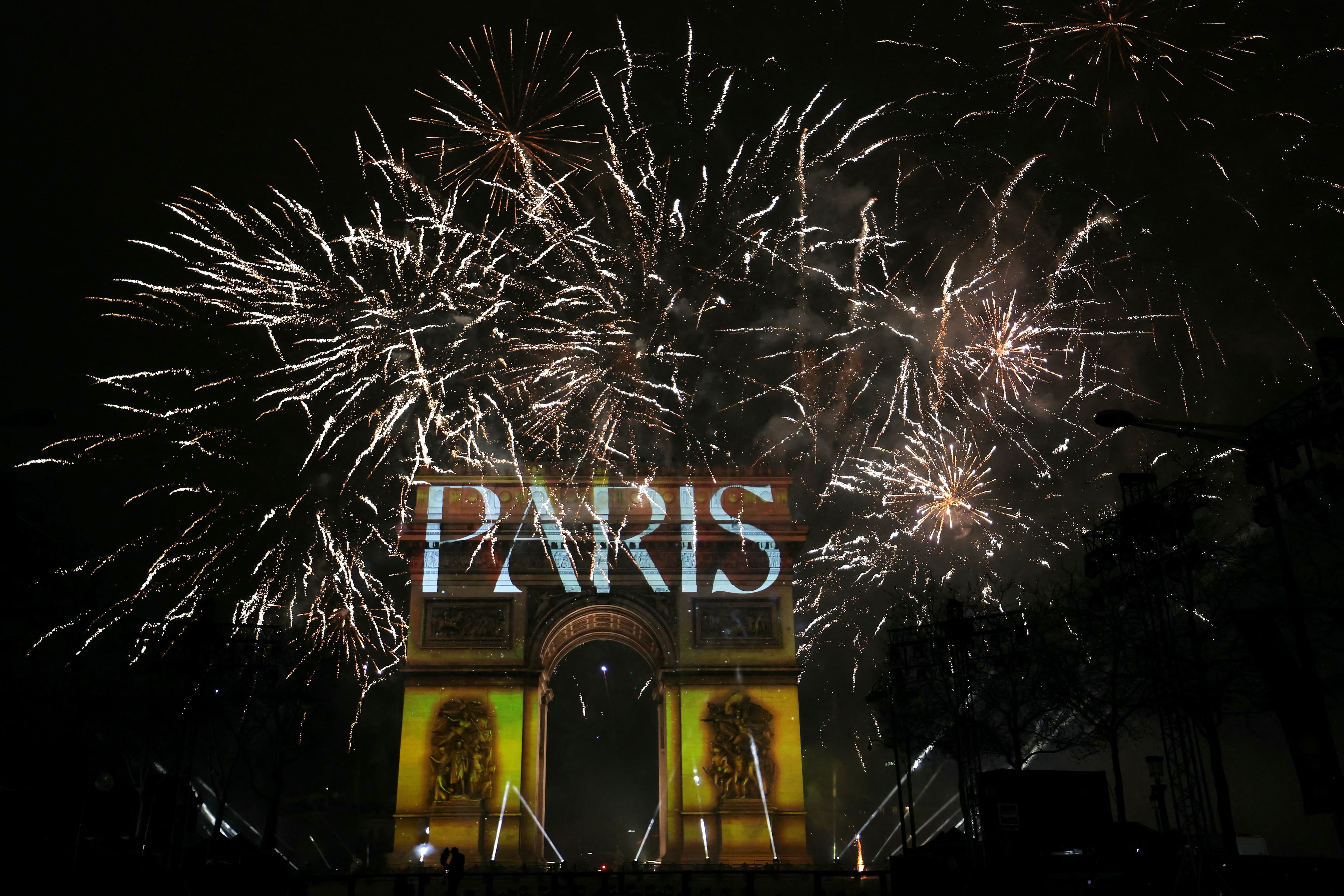 Año Nuevo 2025 en París, Francia