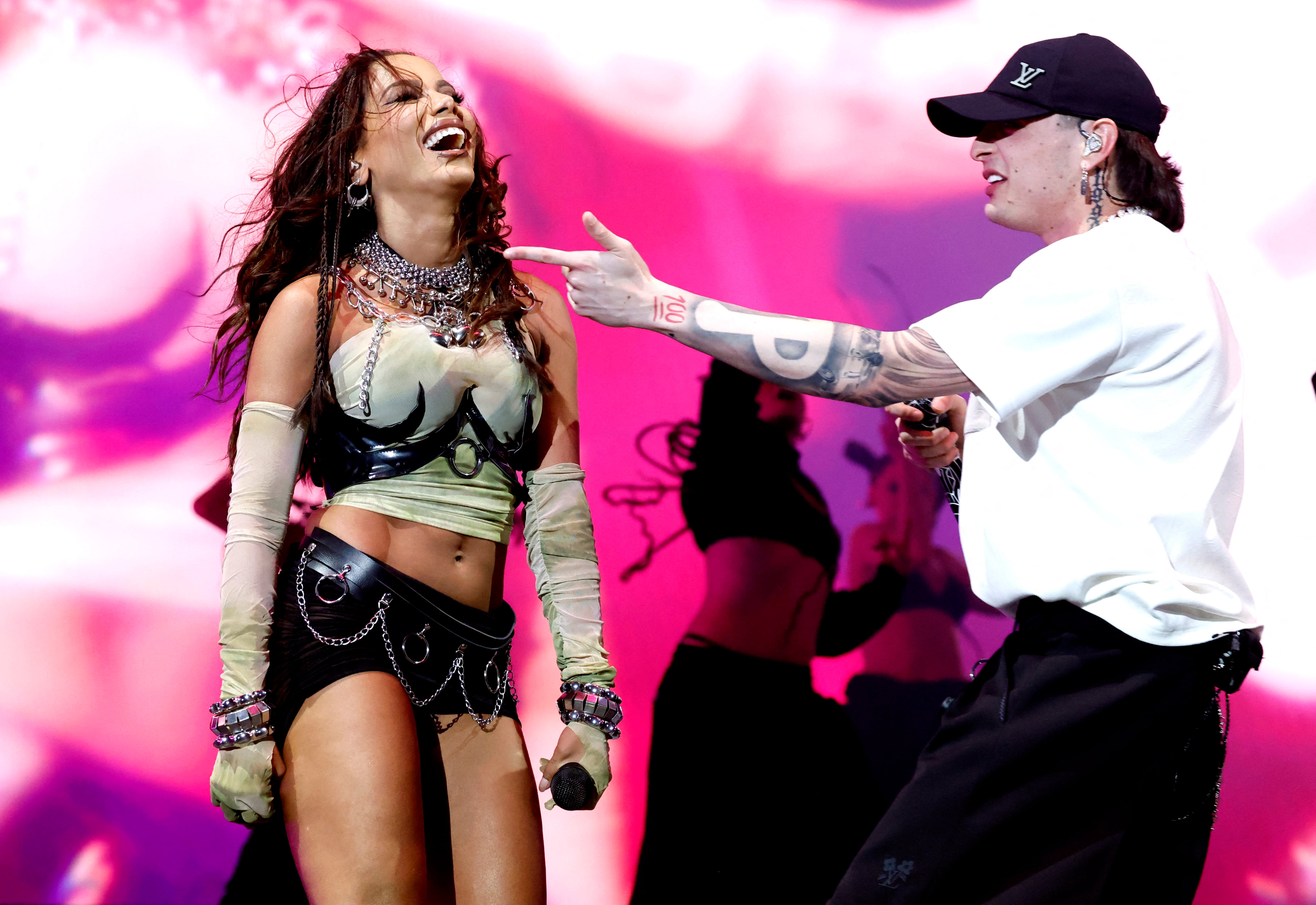 Anitta y Peso Pluma en Coachella 2024