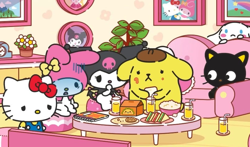 Hello Kitty y la ultra fiesta de la amistad, capítulo con temática de San Valentín