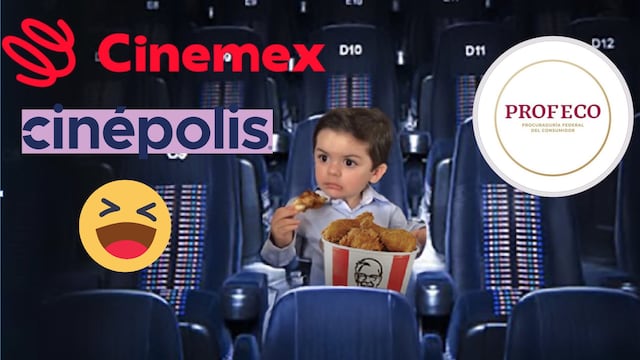 Memes sobre la lista falsa de alimentos en el cine mexicano de Profeco.