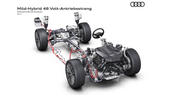 El Audi A8 de séptima generación.
