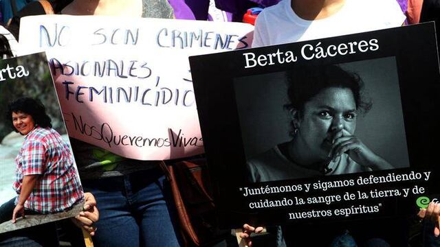 Protesta Berta Cáceres