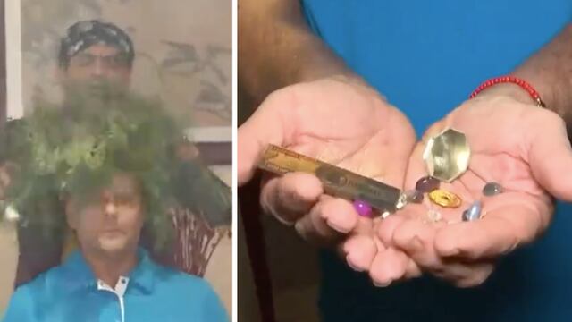 Alfredo Adame se hace una limpia para cambiar su suerte