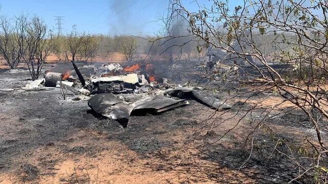 Desplome de avioneta en Sonora