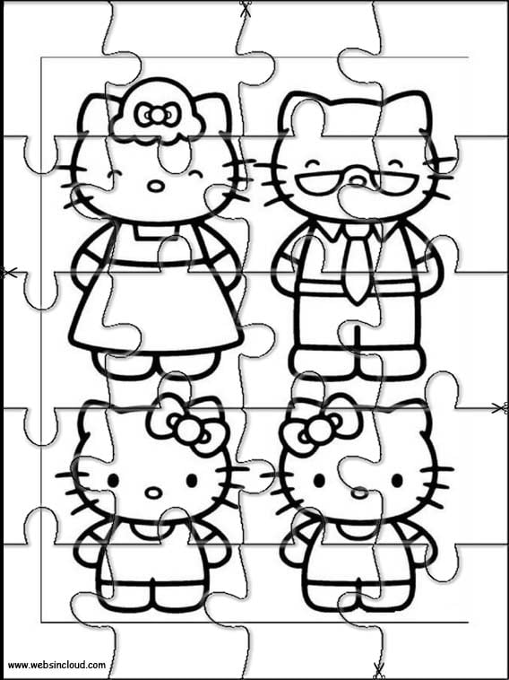 Rompecabezas de Hello Kitty