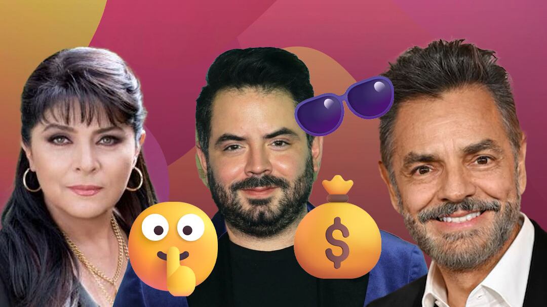 Victoria Ruffo calla a Eugenio Derbez; es José Eduardo Derbez quien se paga sus propios gustitos