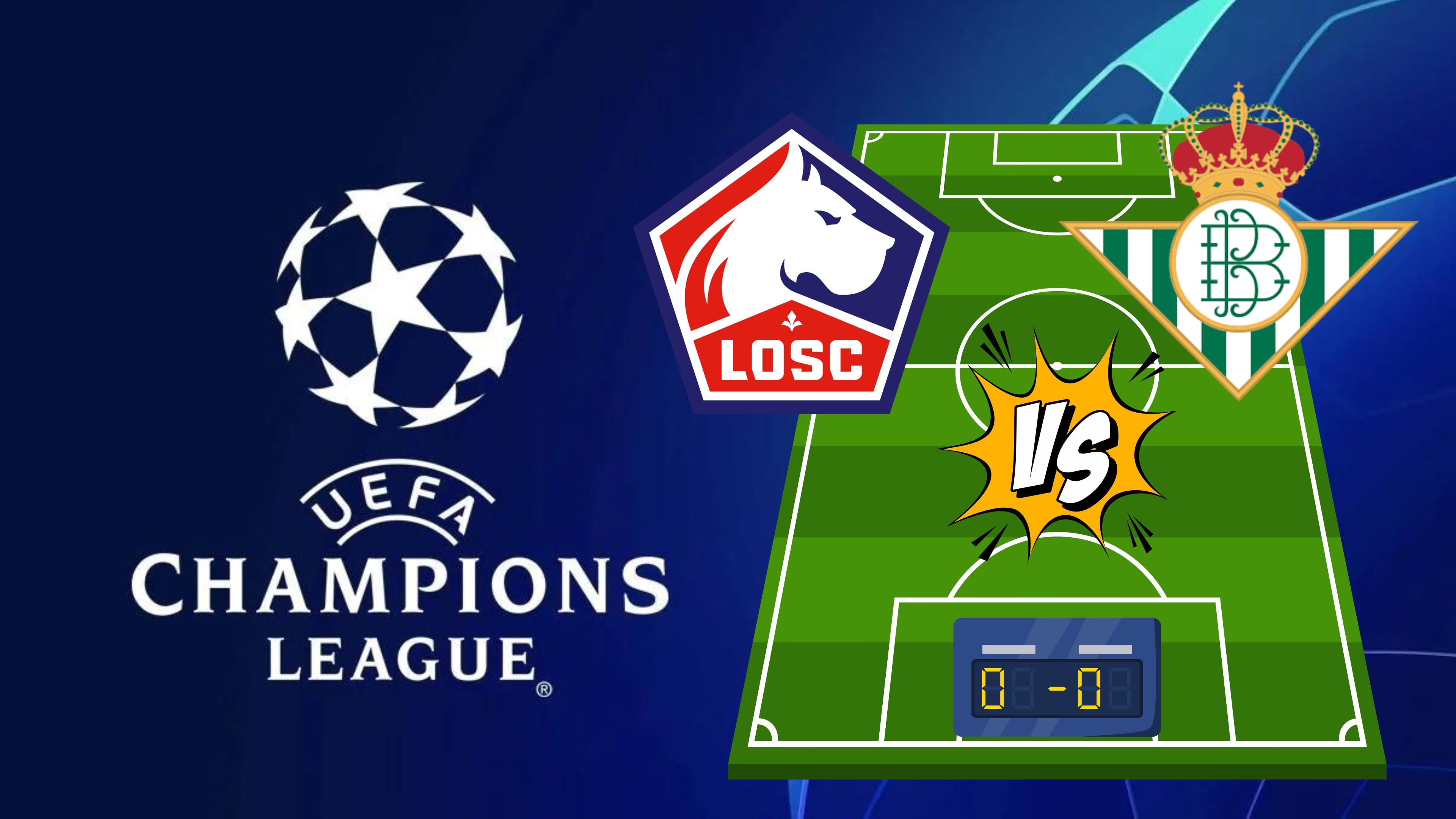 Lille vs Betis: Pronóstico y posibles alineaciones del partido de la Champions League