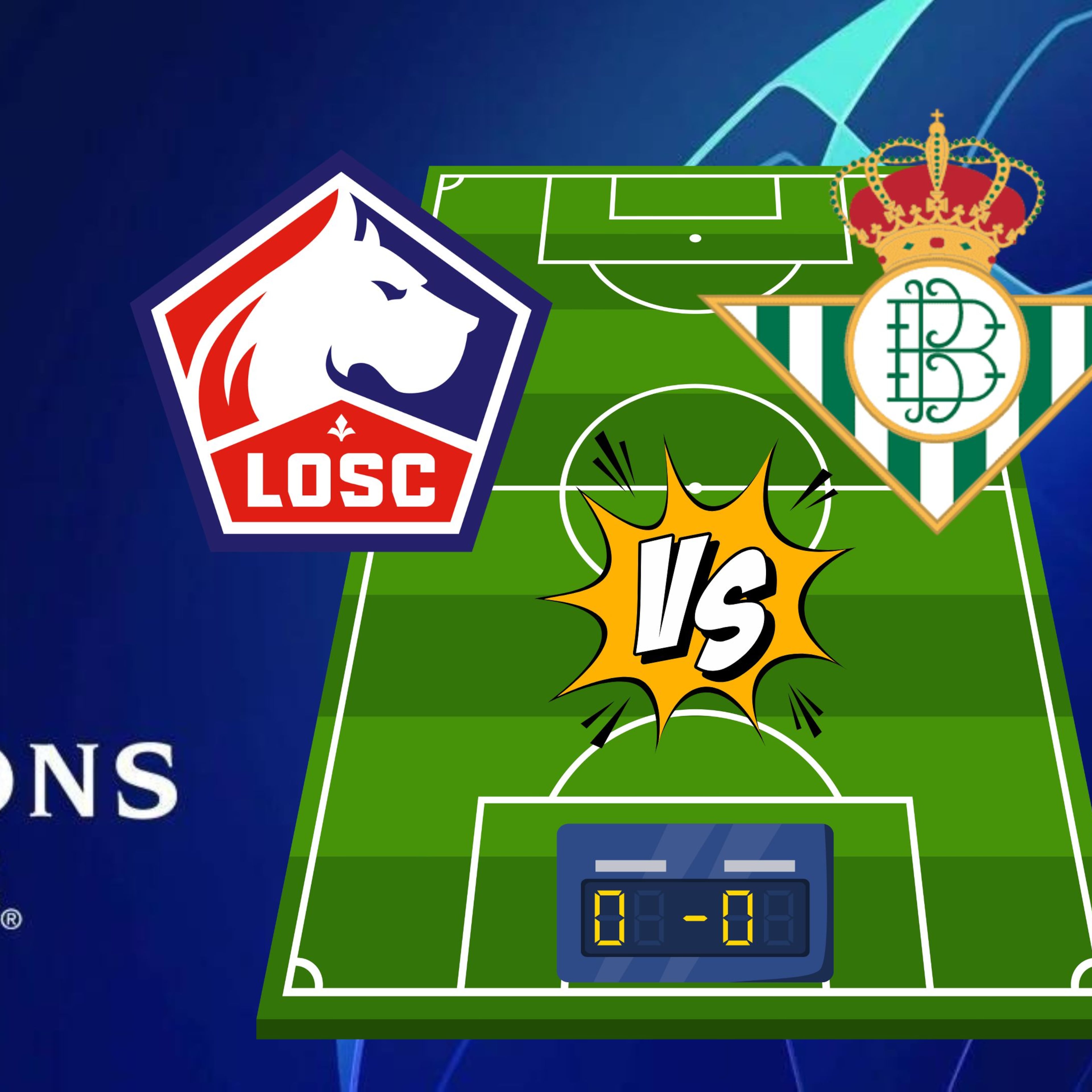 Lille vs Betis: Pronóstico y posibles alineaciones del partido de la Champions League