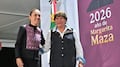 Claudia Sheinbaum y Delfina Gómez anuncian programa de bacheo para el Edomex