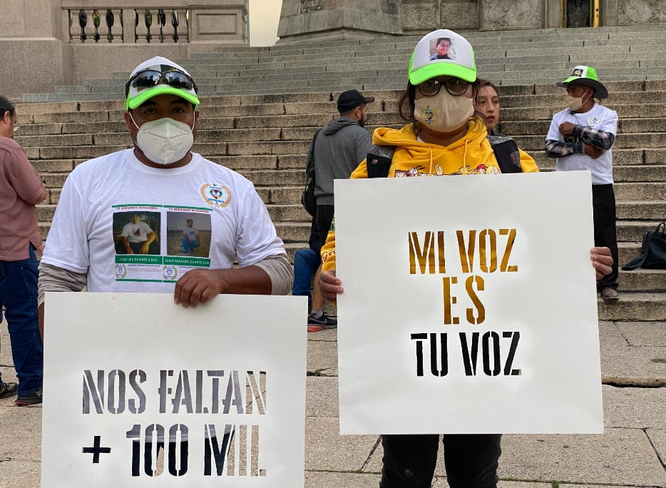 Protesta por desaparecidos