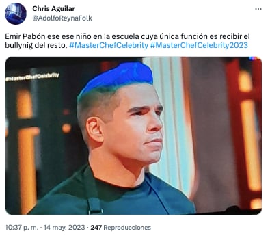Emir Pabón en MasterChef Celebrity desata burlas