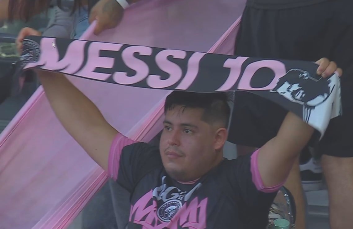 Minuto de silencio por Jorge Messi antes del Inter Miami vs Monterrey