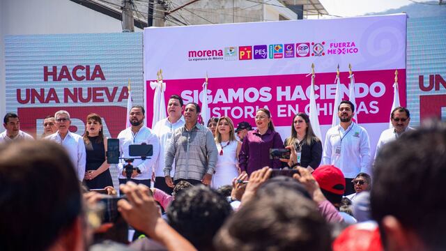 Eduardo Ramírez Aguilar, candidato por la coalición “Sigamos haciendo historia en Chiapas”
