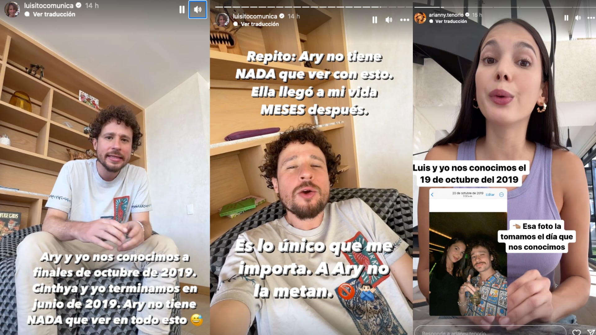 Arianny Tenorio y Luisito Comunica responden a Cynthia Velázquez, Lenguas de Gato.