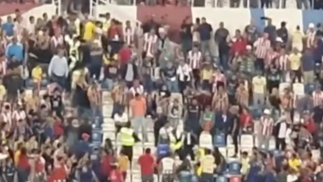 Pelea en Estadio del Atlético de San Luis